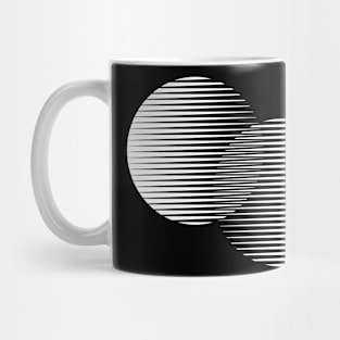 circles lines design Mug